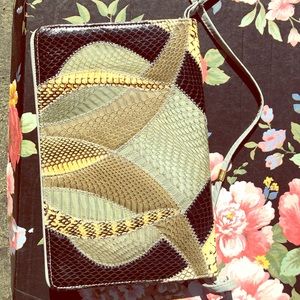 Vintage Sylvia Snakeskin Bag